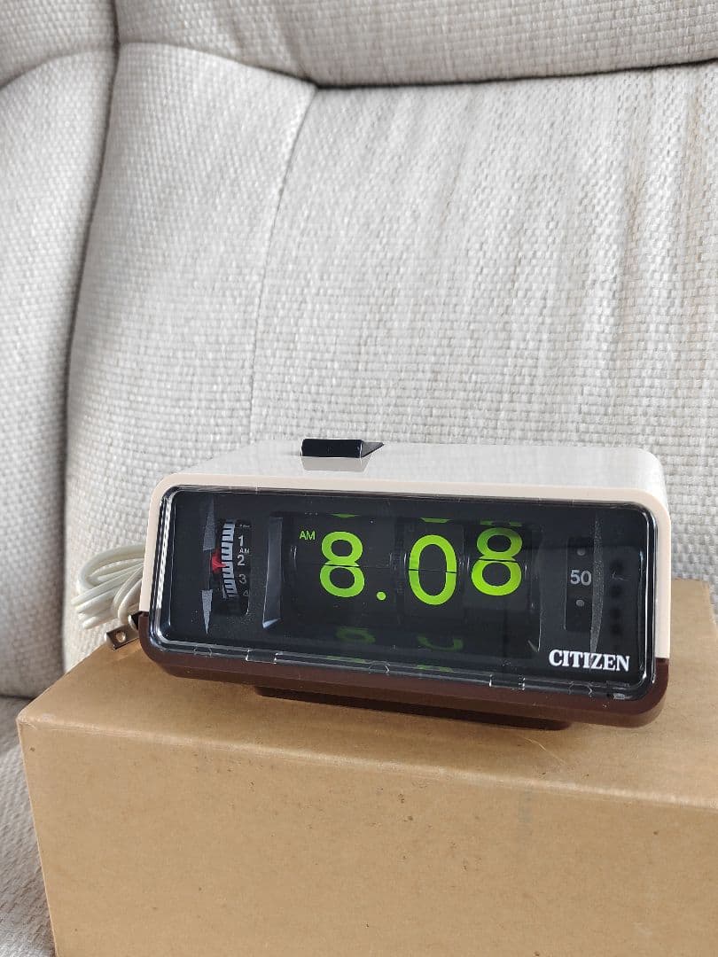 シチズン デジタル電気時計 ハイリーフ カーチス 昭和レトロ