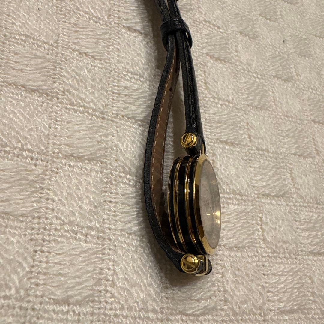GUCCI 時計 シェリーライン レザーベルト ゴールド ブラック