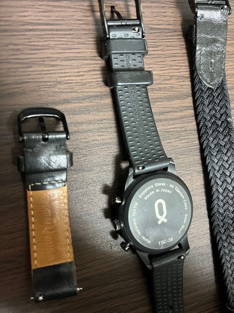 【ソーラー】knot 時計　TSC-39 チタニウムクロノグラフ