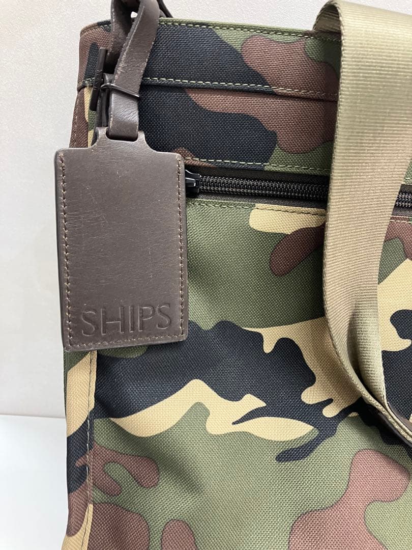 TUMI トゥミ SHIPS別注 迷彩 カモフラ トートバッグ 【A947】