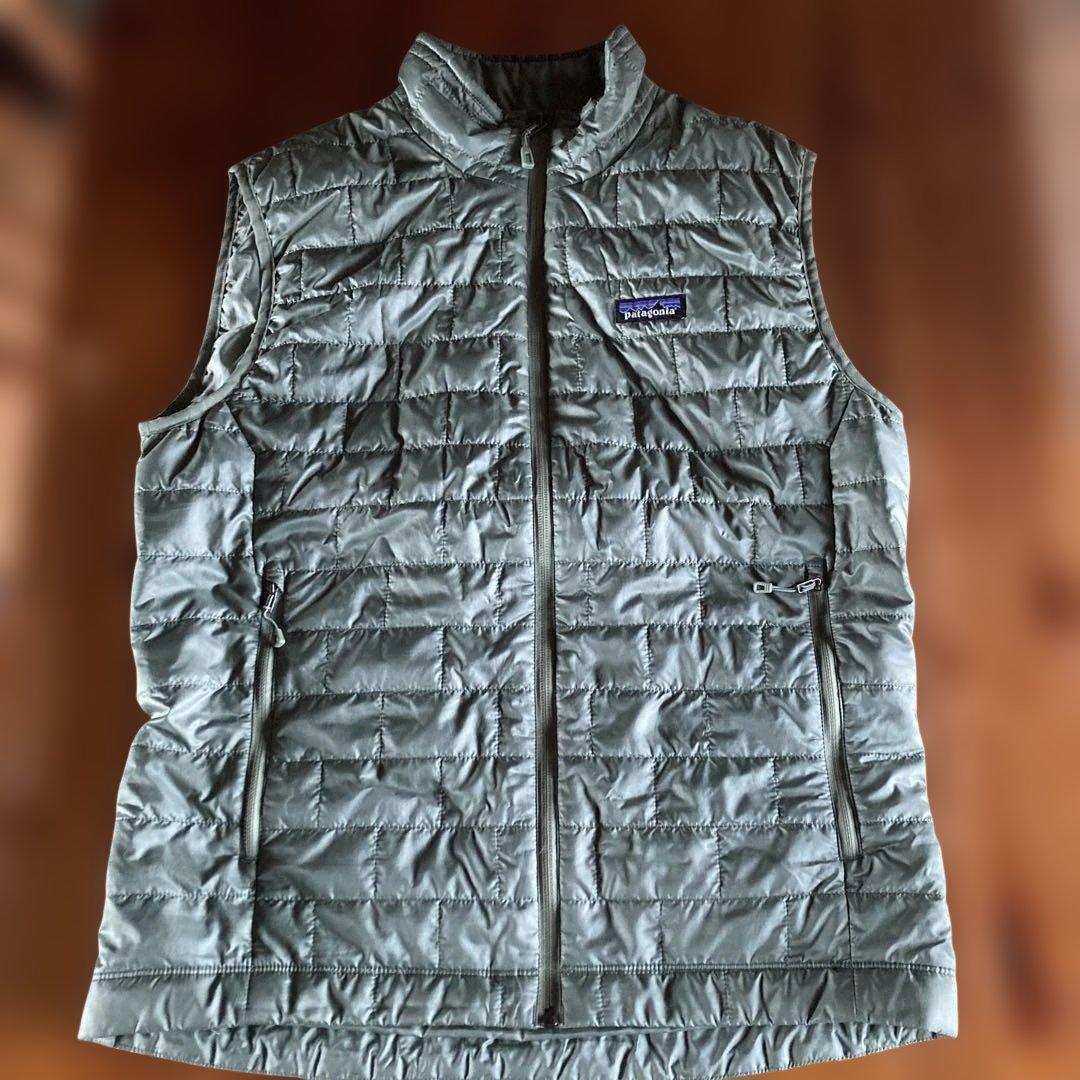 patagonia ナノパフベスト M薄緑