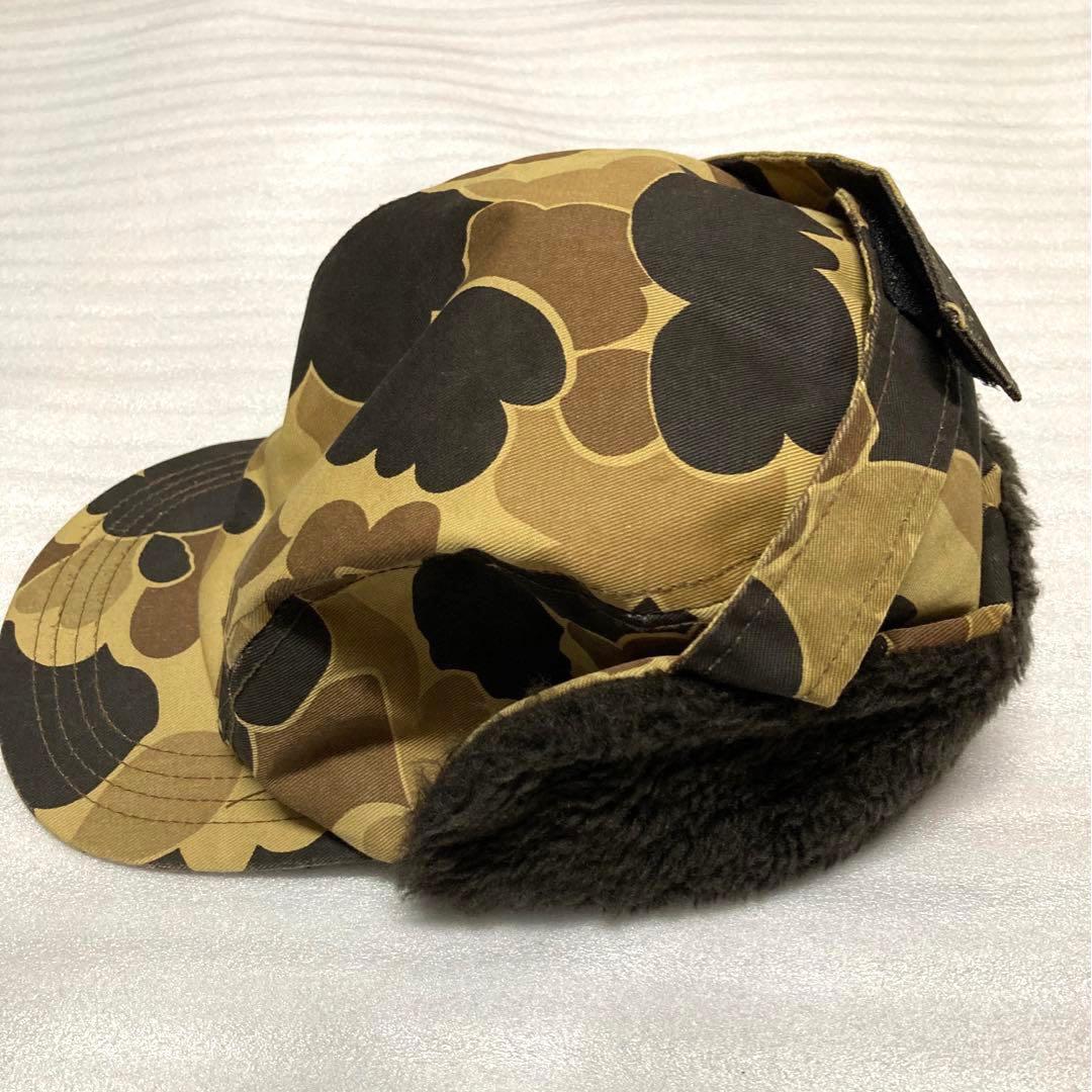 DUNNS GORE-TEX 80s 90s~USA製 カモ柄 フライトキャップ