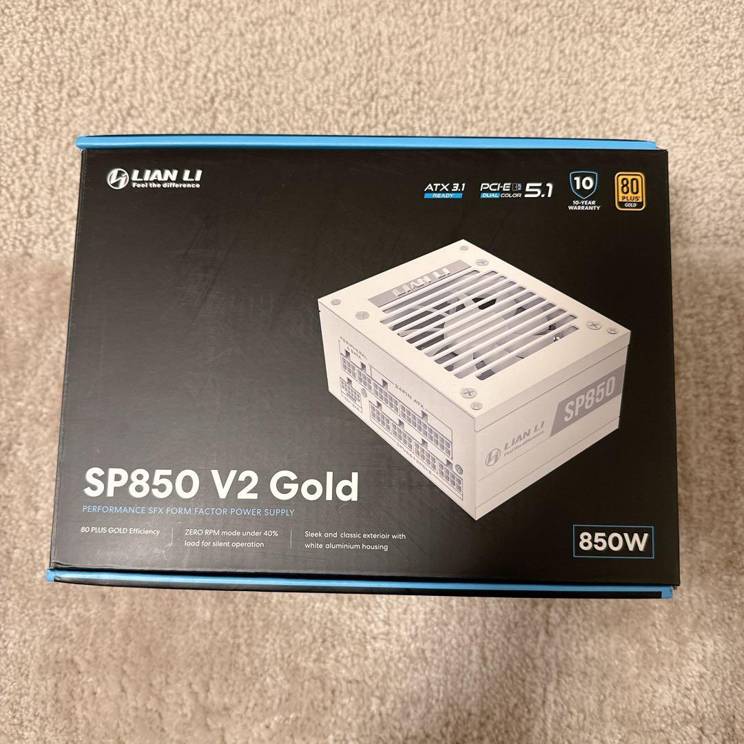 Lian Li SP850 V2 Gold 850W電源ユニット