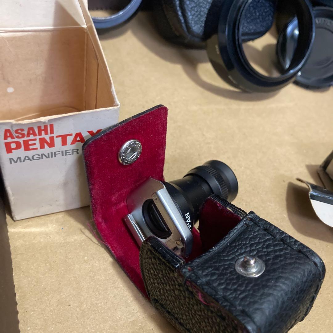 アサヒぺンタックス　一眼レフ　フィルムカメラ　セット　昭和レトロカメラ