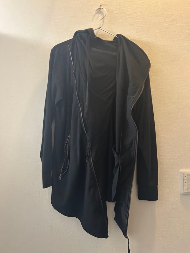 Xfrm アシンメトリー V系 グランジ y2k 黒パーカー