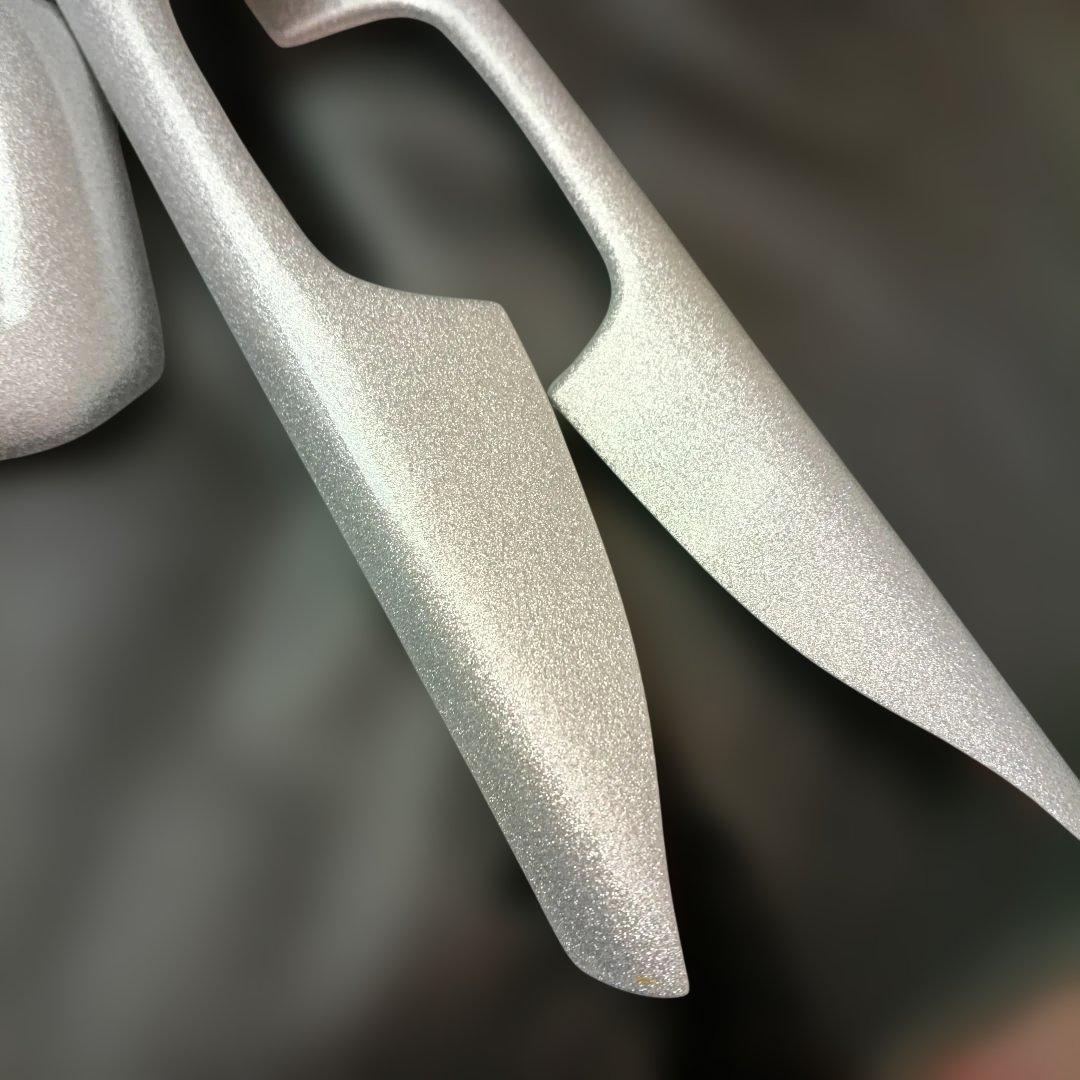 訳有 200系 ハイエース 1型 2型 3型 標準 インテリアパネル シルバー