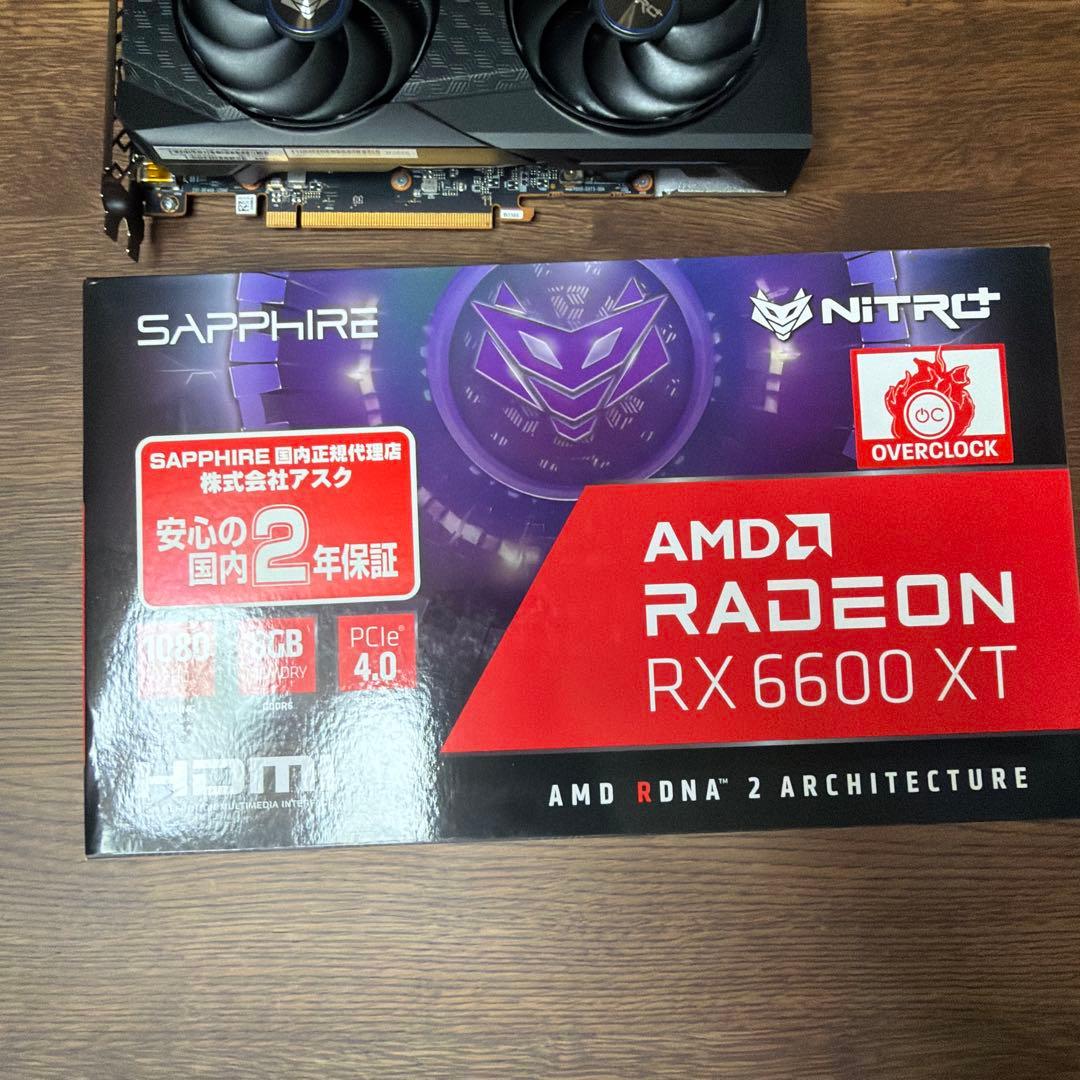 Sapphire Radeon RX6600XT Nitro+グラフィックボード