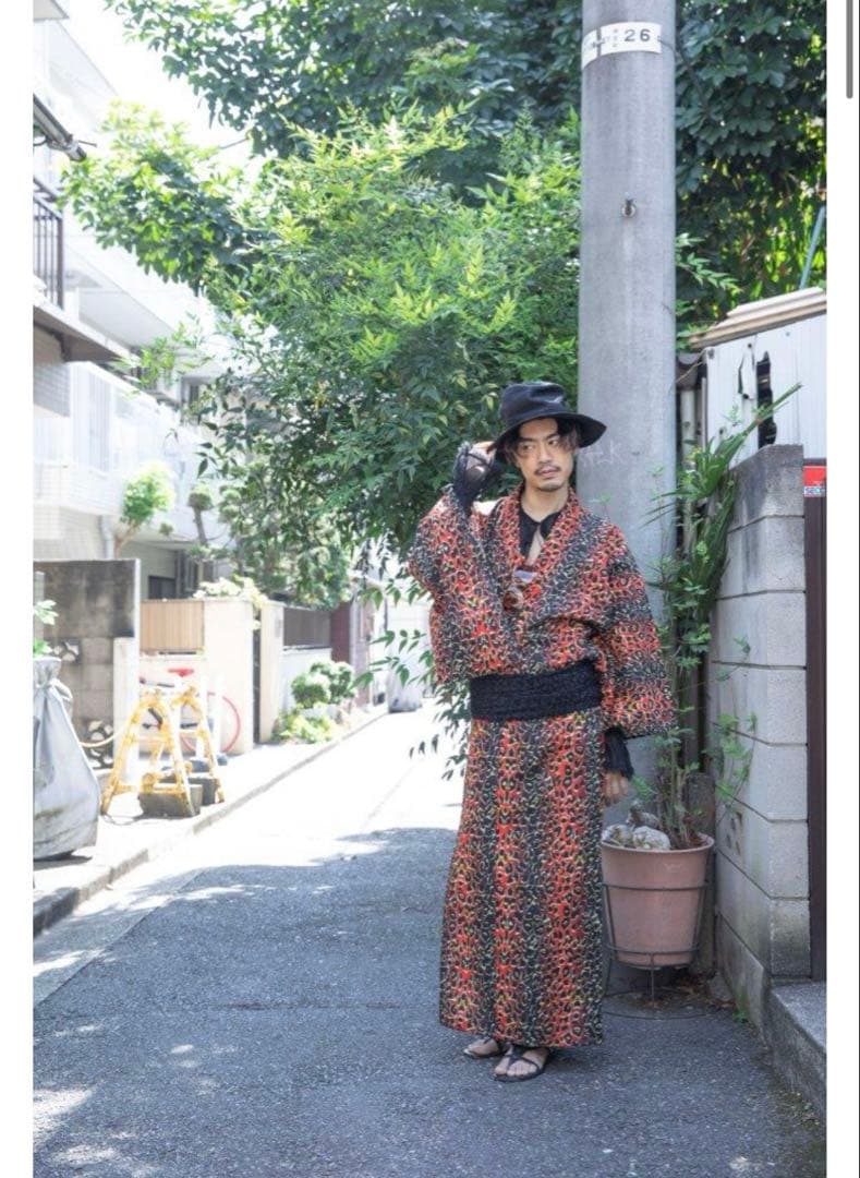 ROBEJAPONICA レオパード柄浴衣・帯女性用単品