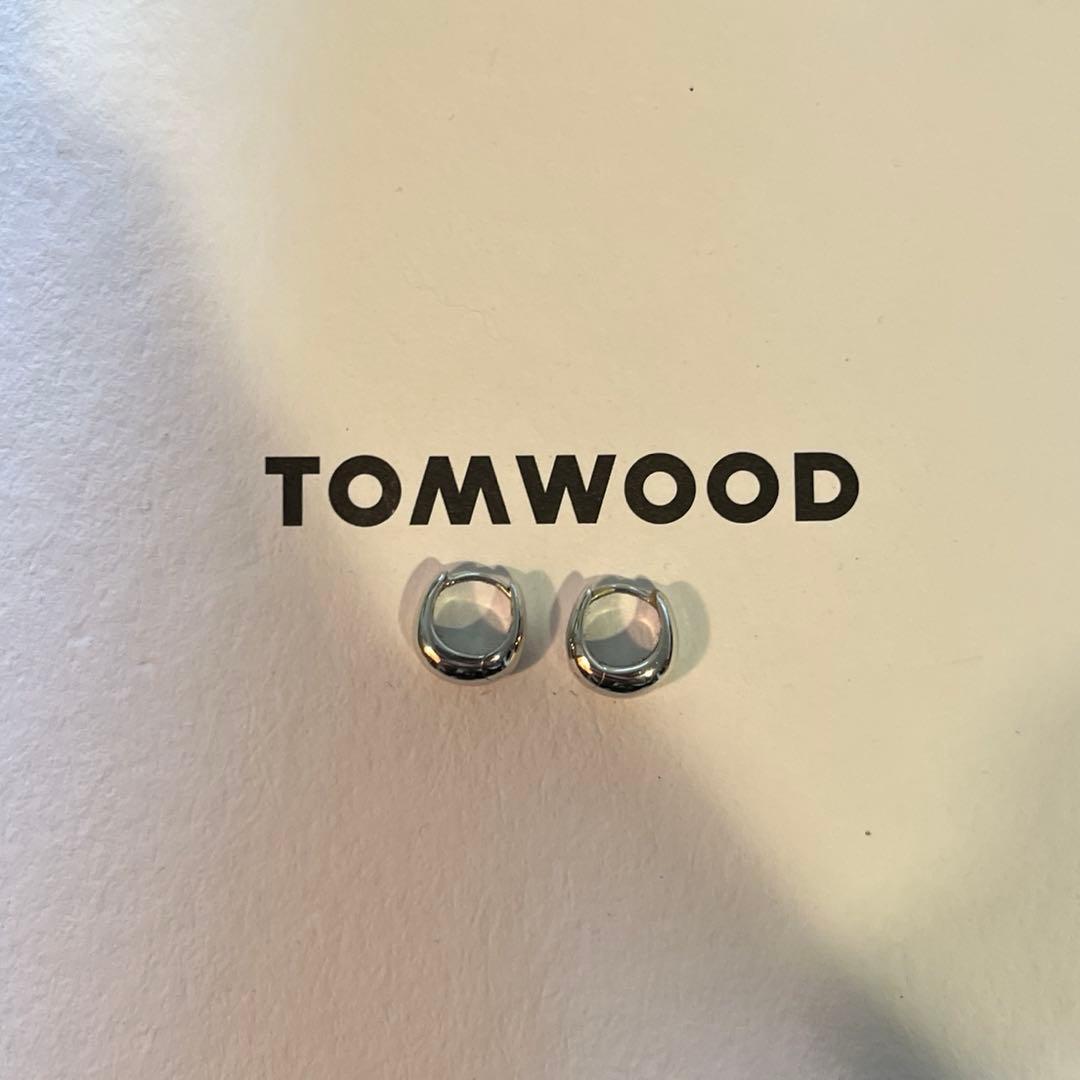 TOM WOOD Ice Huggie シルバー ピアス