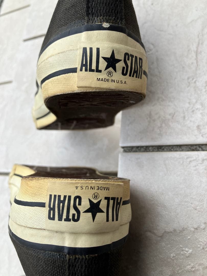 コンバースALL STAR 黒ハイカットUSA