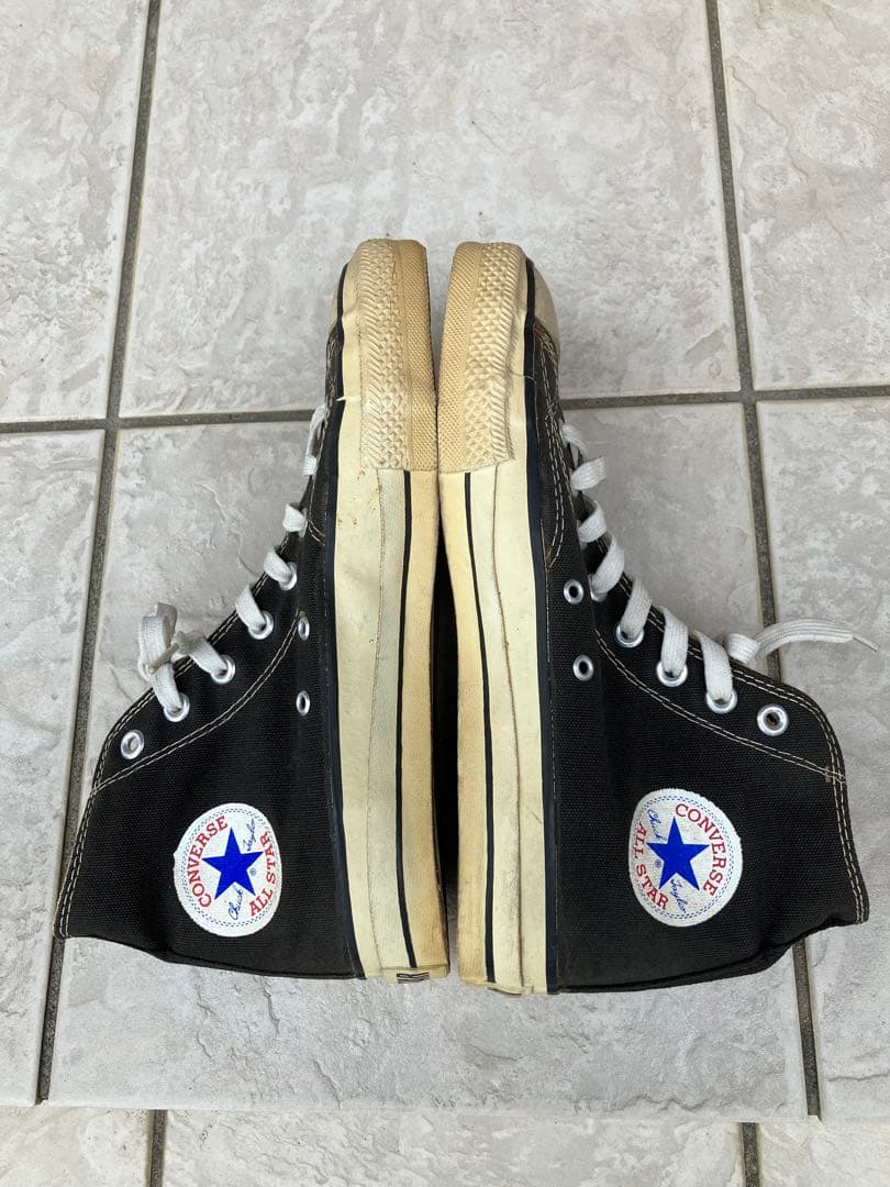 コンバースALL STAR 黒ハイカットUSA