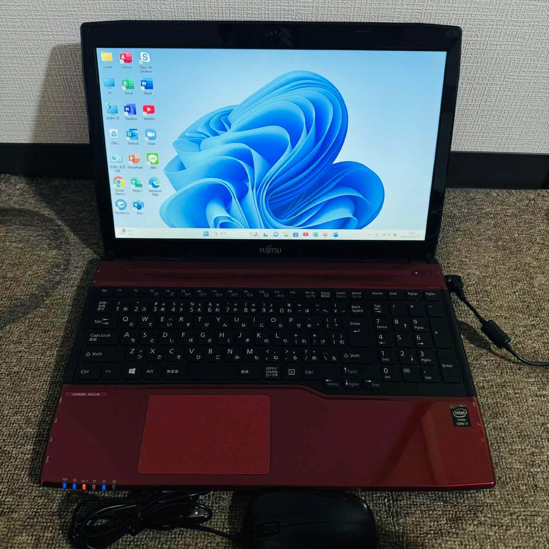 S216 富士通ノートパソコン i7 SSD高速 Windows11オフィス付き