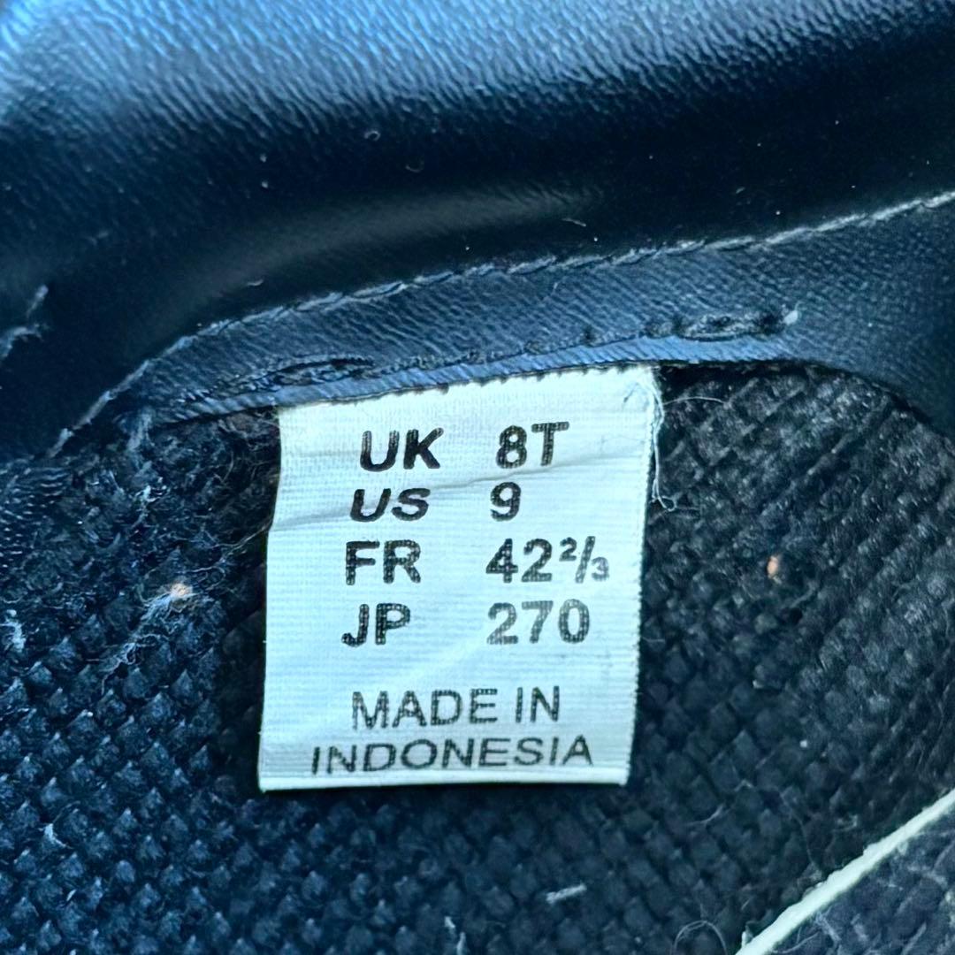 99年製　美品　アディダス　スタンスミス　27.0センチ　ベルクロ　黒　748