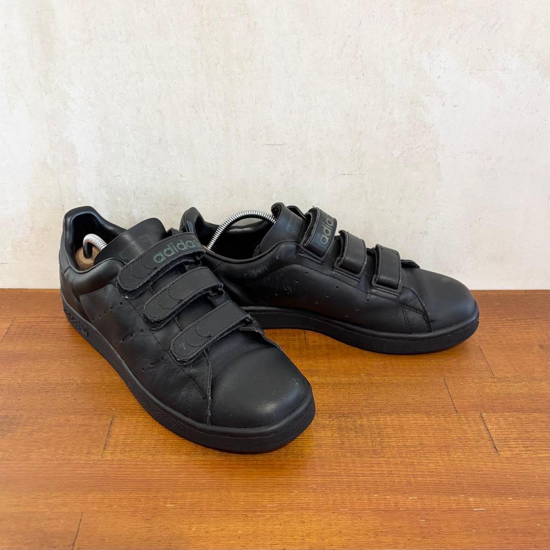 99年製　美品　アディダス　スタンスミス　27.0センチ　ベルクロ　黒　748