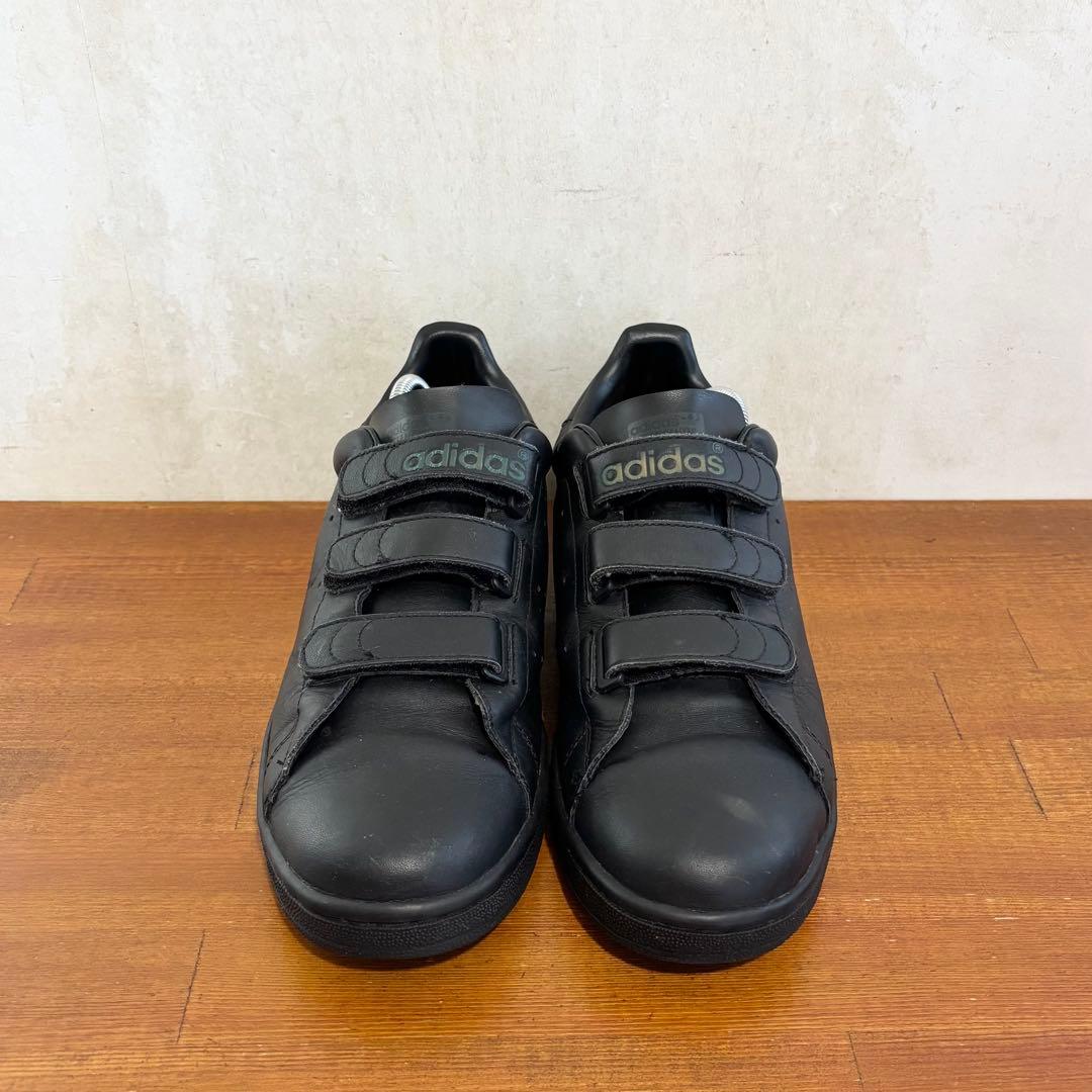 99年製　美品　アディダス　スタンスミス　27.0センチ　ベルクロ　黒　748