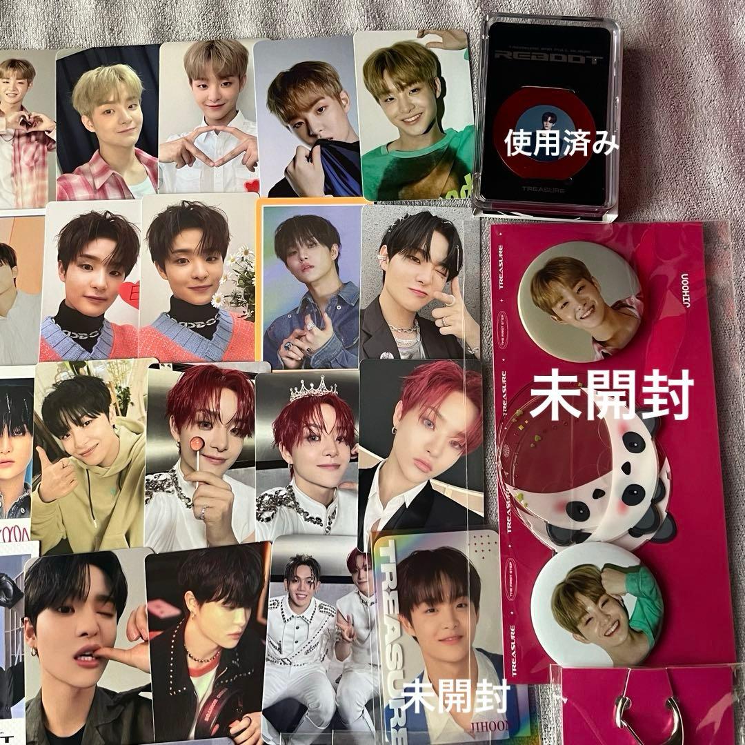 treasure ジフン トレカ 缶バッジ アクスタ セット