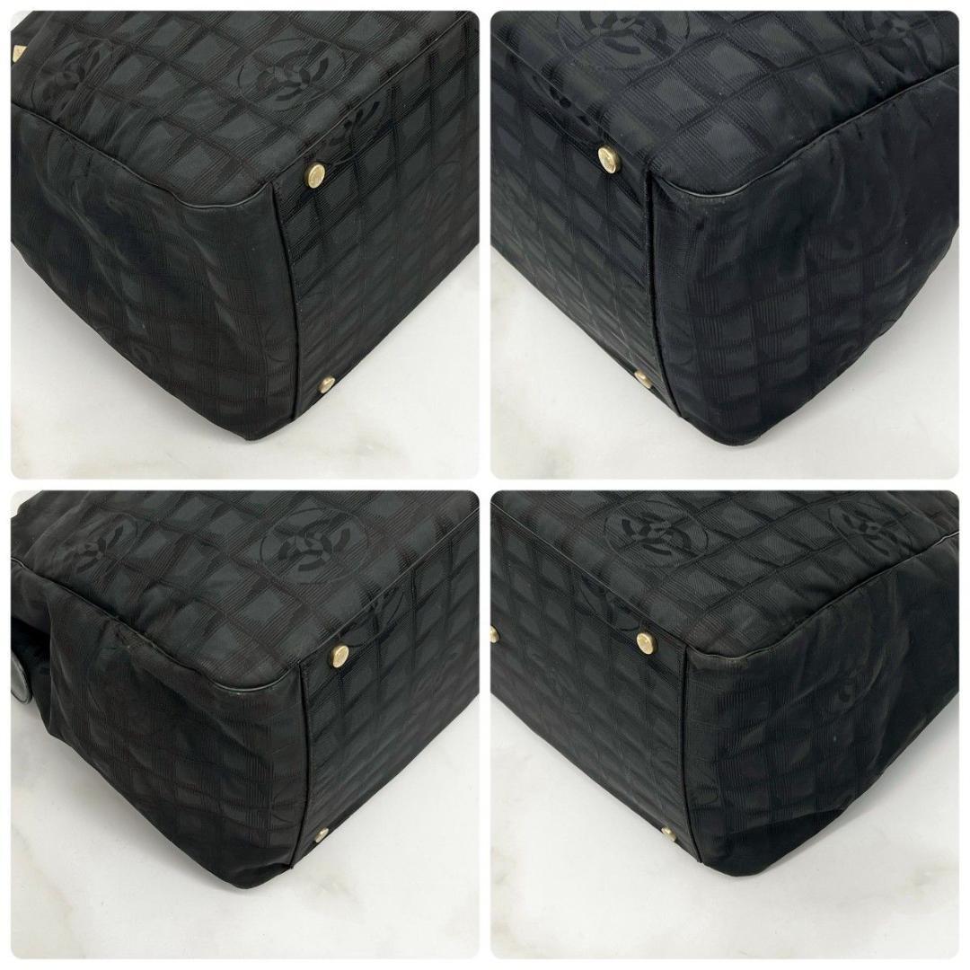 【Gカード付】 シャネル ニュートラベルライン ハンドボストン ブラック ココ