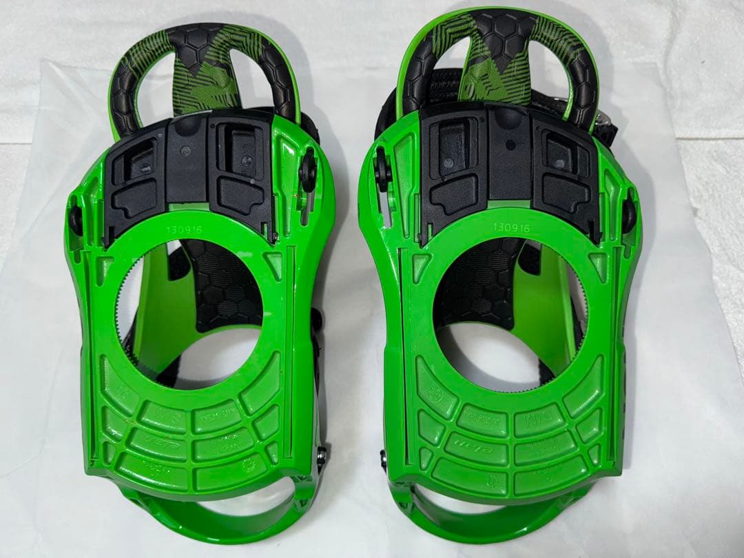 未使用 ELAN スノーボード バインディング XENON S/M グリーン