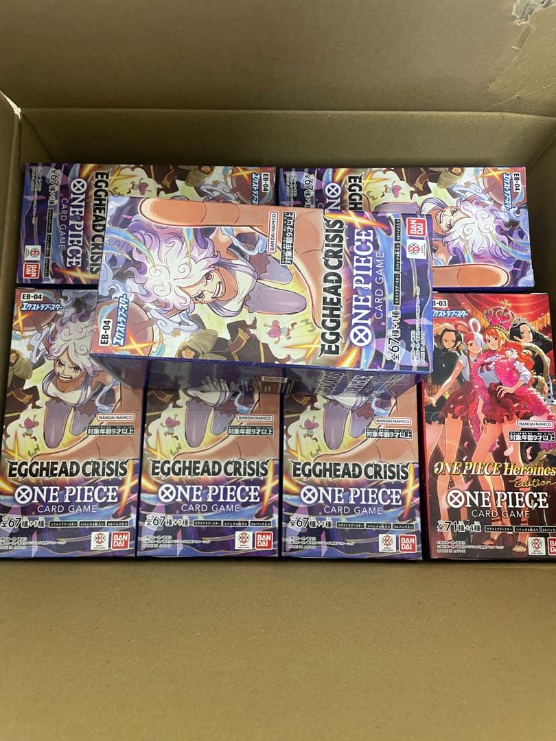ワンピースカードゲーム EB-04 エッグヘッドクライシス 6BOX と1BOX