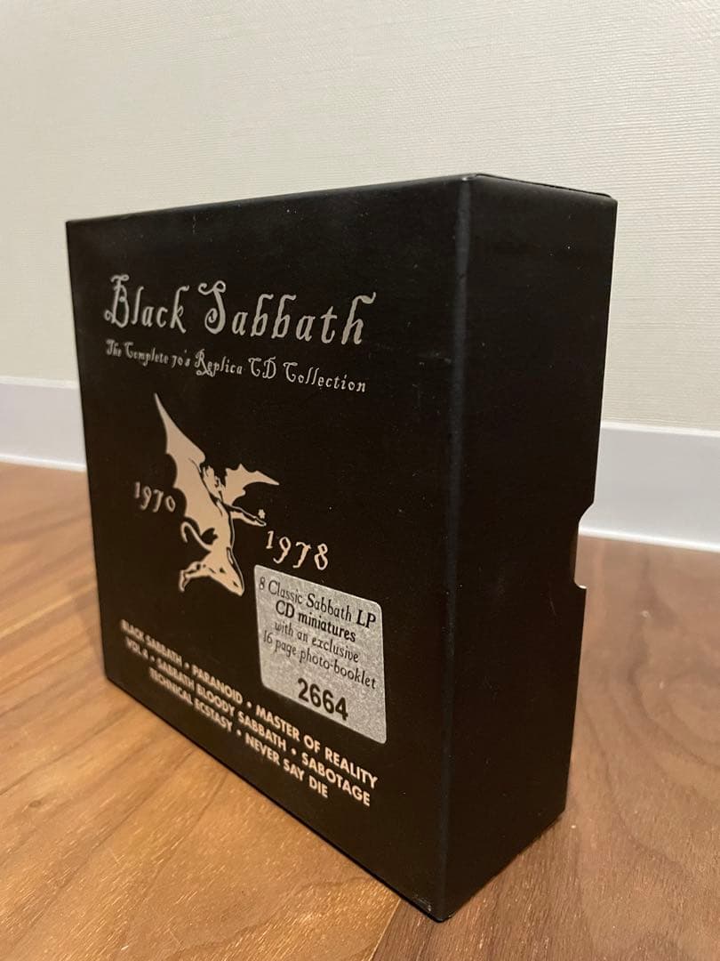 限定　Black Sabbath CDコレクション 1970-1978 輸入盤