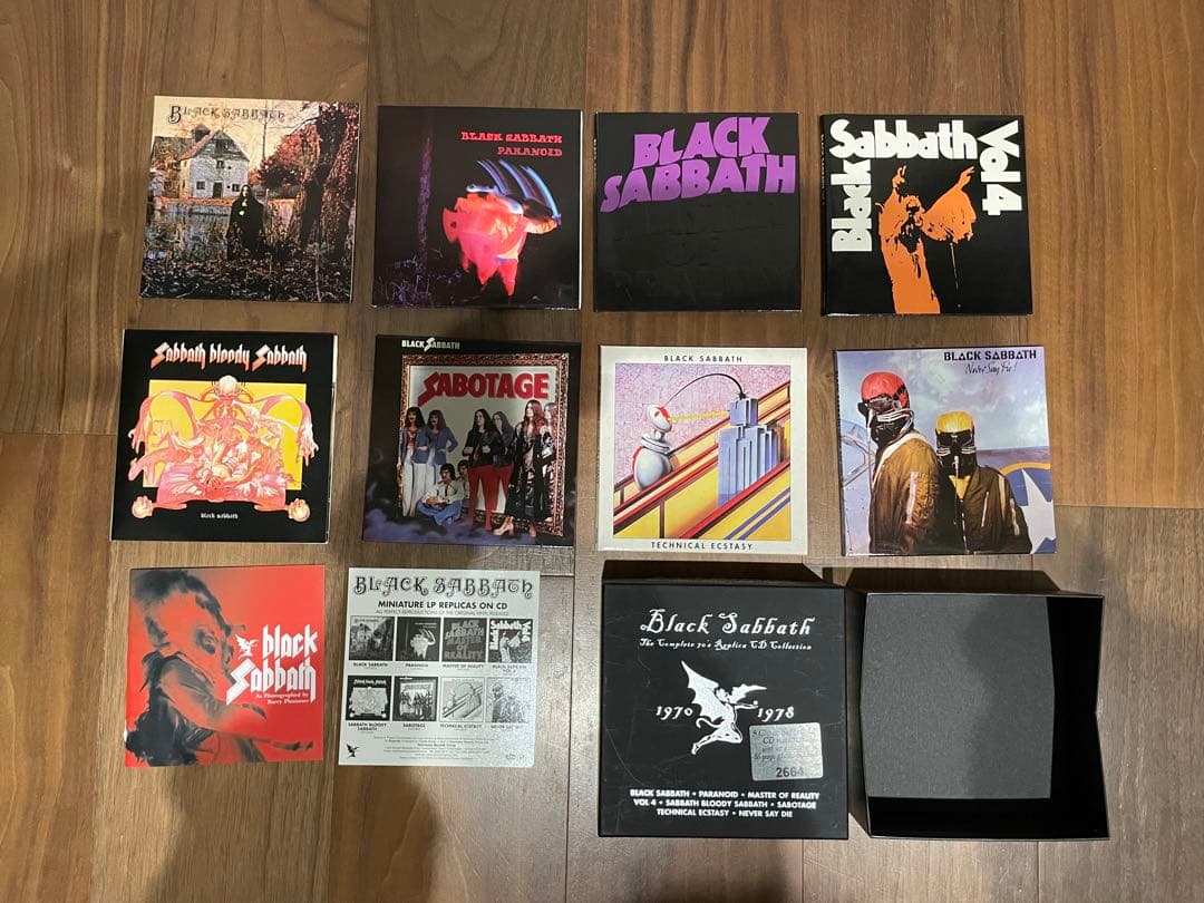 限定　Black Sabbath CDコレクション 1970-1978 輸入盤