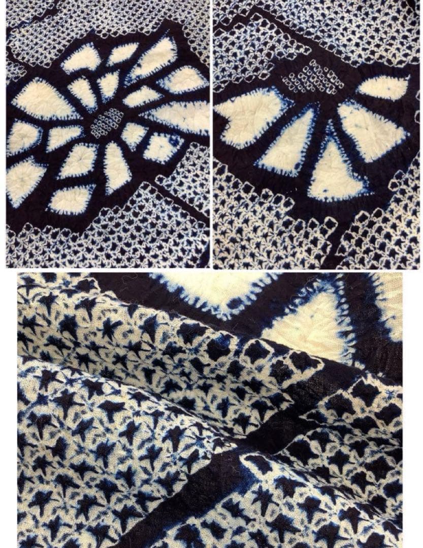 ◎mk-1692　有松鳴海　絞り　浴衣　夏　有松絞り　ゆかた　G-7-11