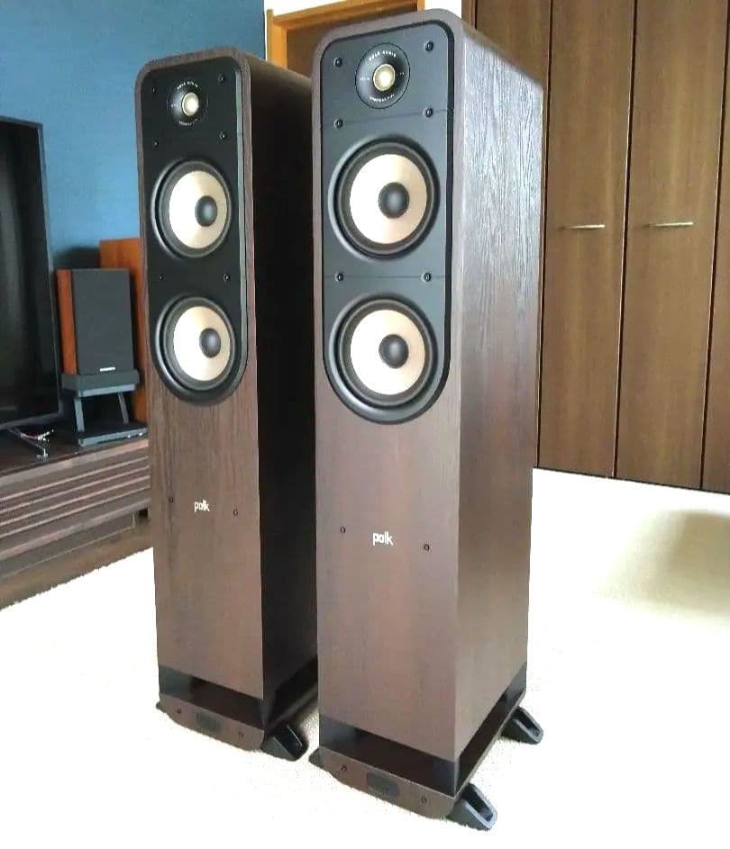 ❇美品❇ Polk ES55 ブラウン ペア ❇メーカー保証期間内の商品