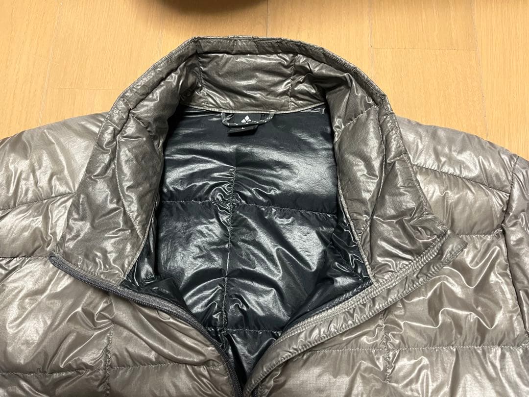モンベル800FPスペリオダウンコンバーチブルジャケットLサイズ　シルバー
