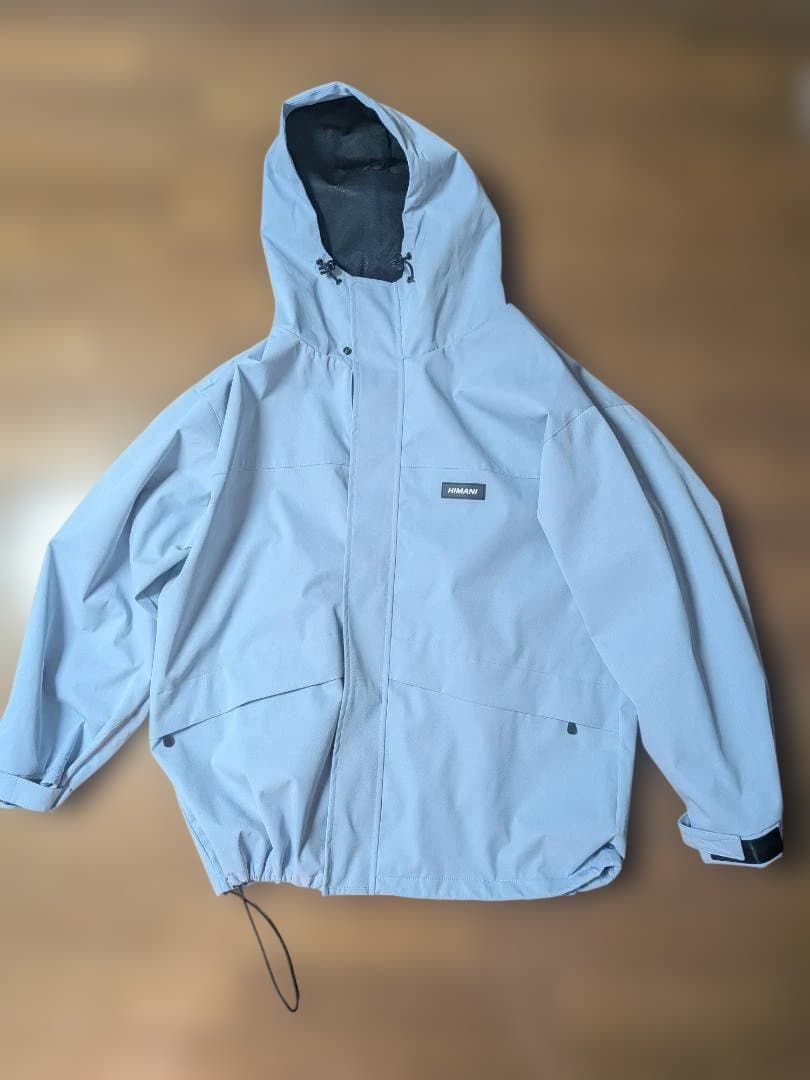 ハイマスマニア スノーボードウェア 上下セット スモークブルー M