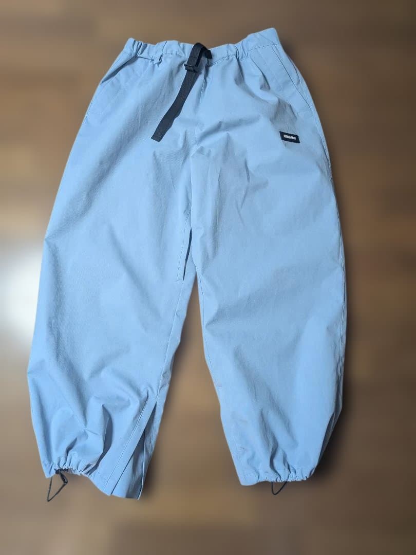 ハイマスマニア スノーボードウェア 上下セット スモークブルー M