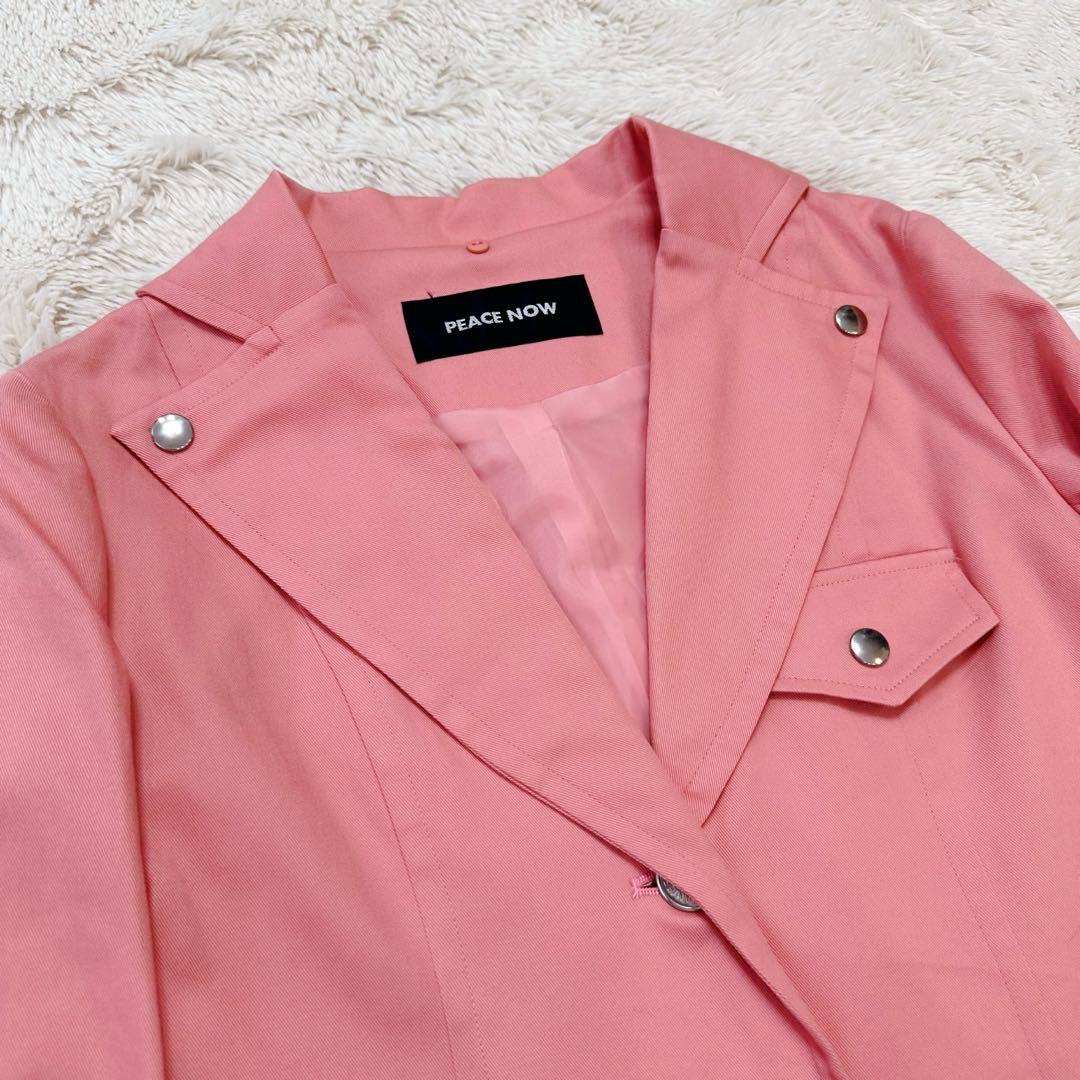 【未着用級•タグ付き】ピースナウ 2way 耳付きフード スプリングコート M