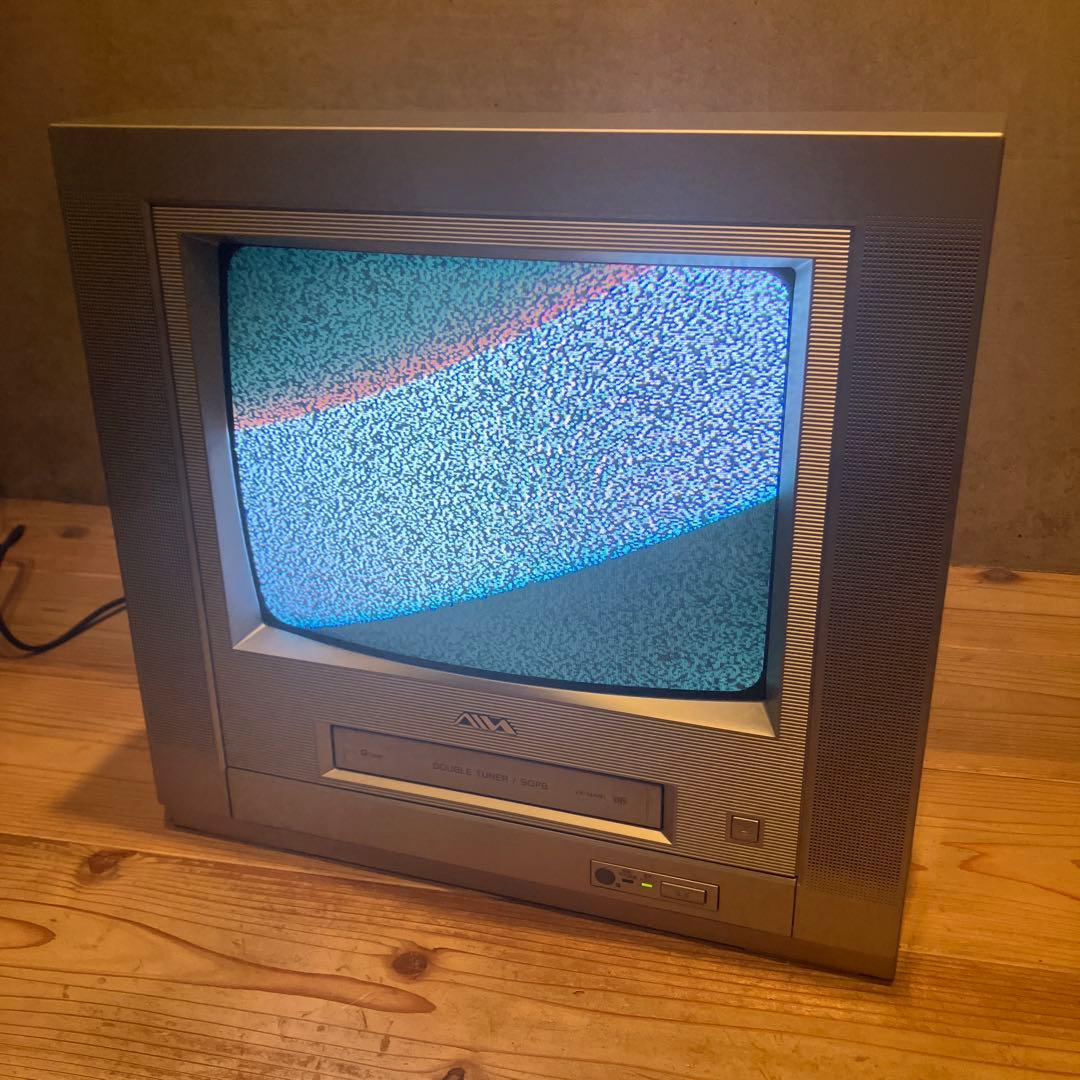 テレビデオ アイワ 14インチ VX-14AW1 テレビデオ　ゲーム用　動作確認