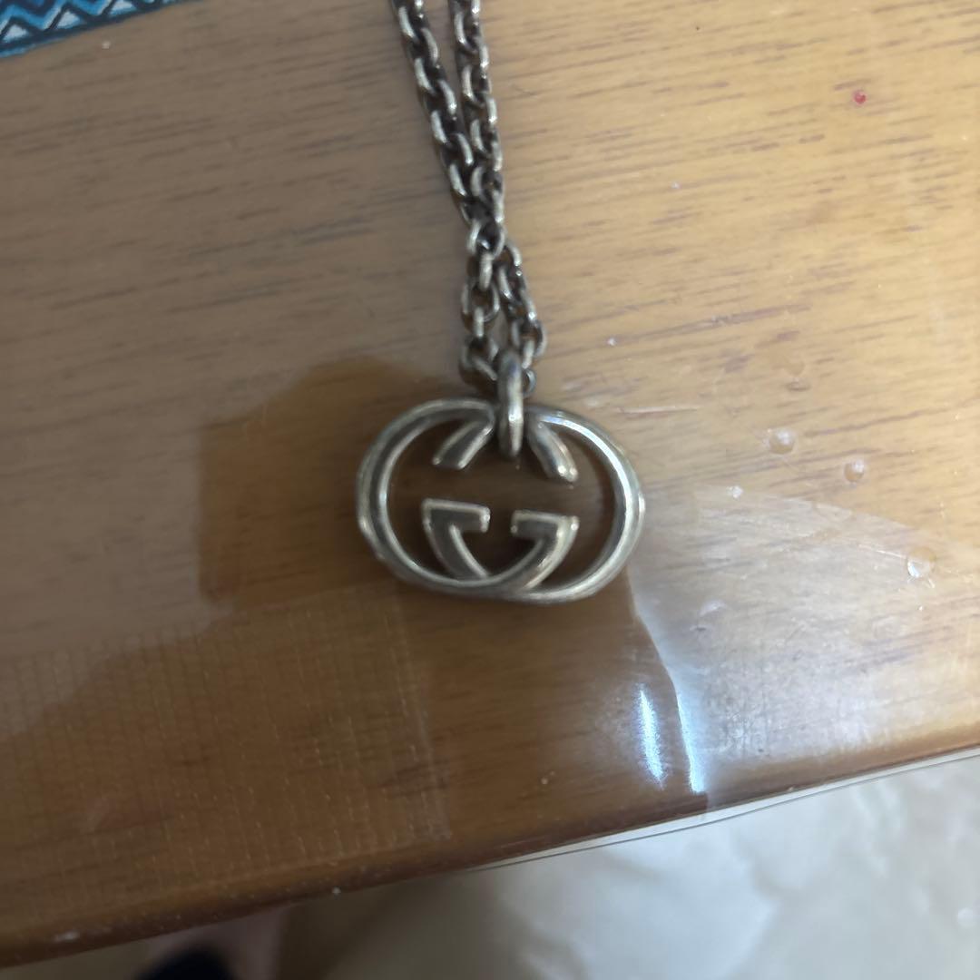 Gucci ダブルGロゴペンダント ネックレス