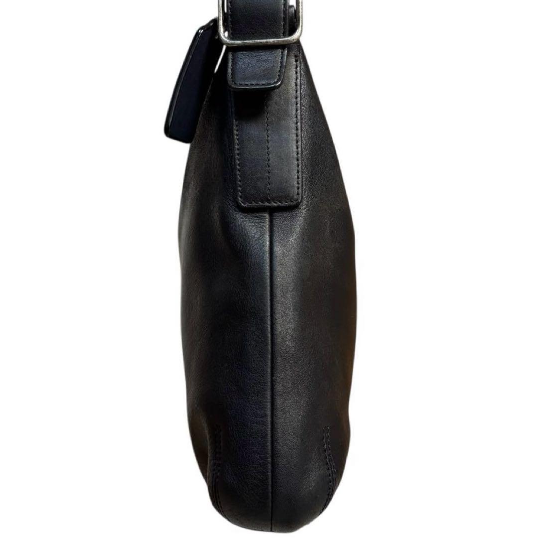 OLD COACH 　グラブタンレザー　ショルダーバッグ　ヴィンテージ　黒