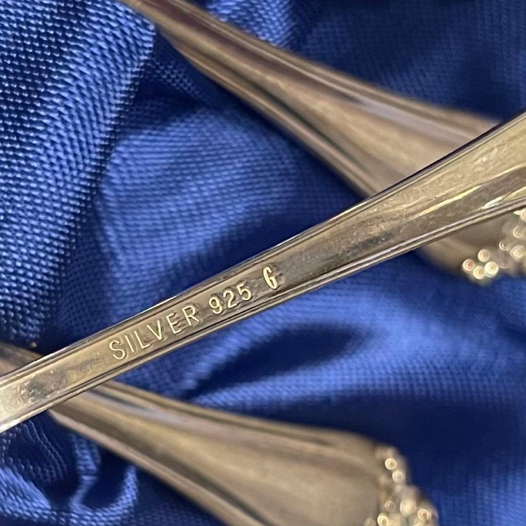 GLANZ シルバー925 スプーン5本セット　銀製