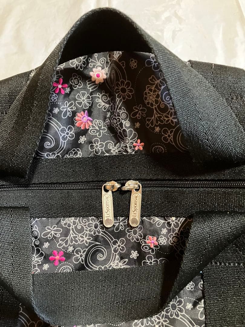 超美品　LeSportsac ル・プティ・ブーケ　ラージウィークエンダー　大型