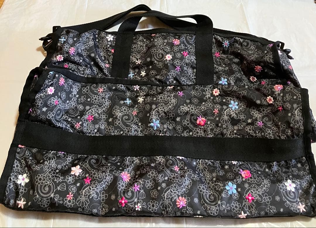 超美品　LeSportsac ル・プティ・ブーケ　ラージウィークエンダー　大型