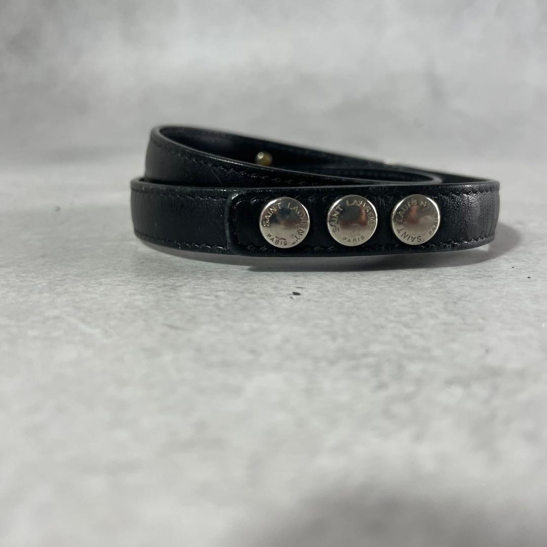 入手困難✨ サンローランパリ ブレスレット スタッズ エディ期 メンズ レザー