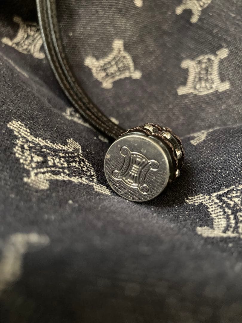 希少　セリーヌ パリマカダム ビタースウィート ハンドバッグ レザー　デニム