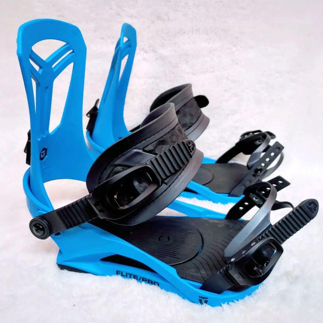 UNION FLITE PRO Mサイズ 青 スノーボード バインディング