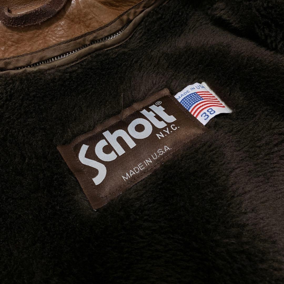 【ライナー付・size38⭐︎】Schott トラッカージャケット AT101