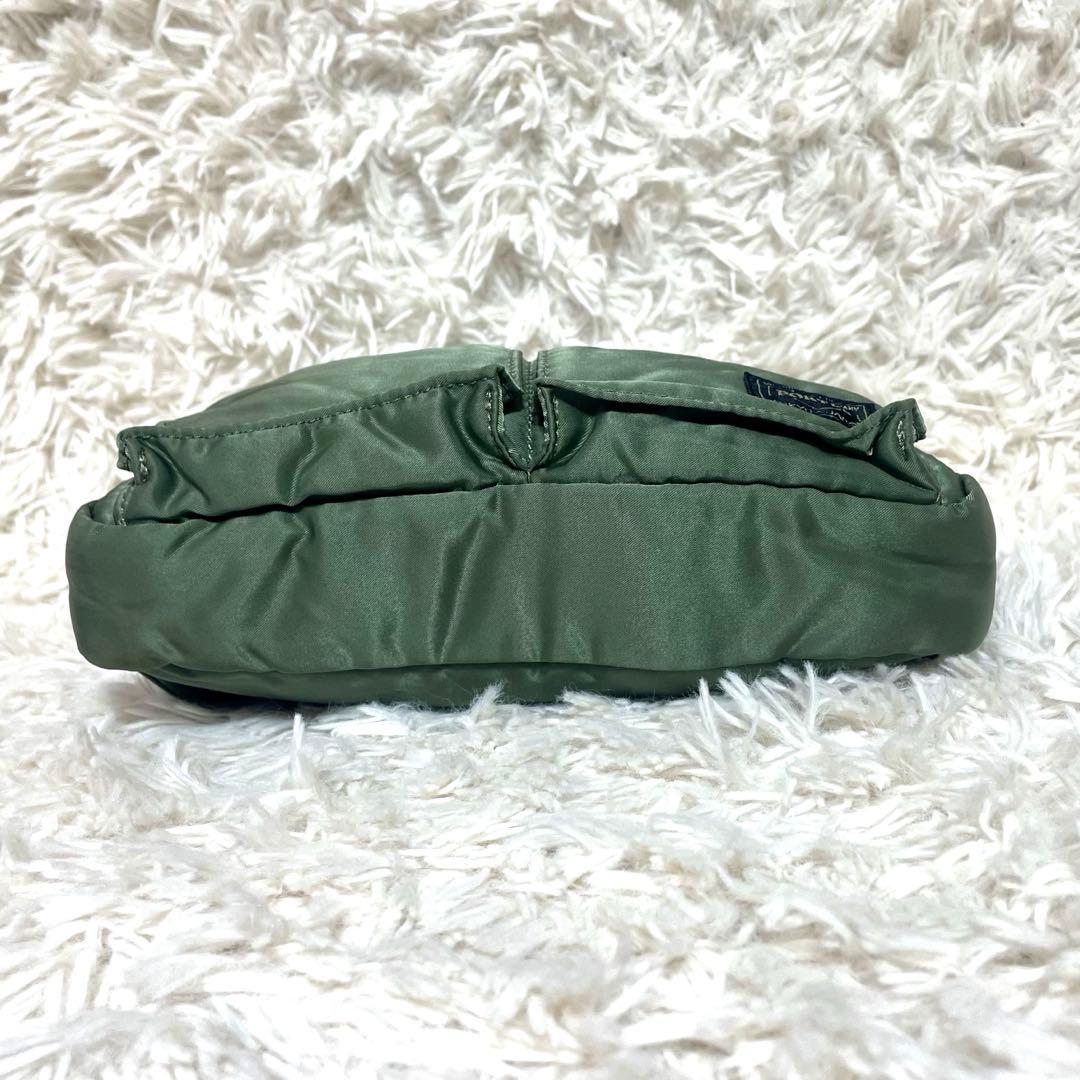【極美品】ポーター タンカー ボディバッグ ウエストポーチ セージグリーン