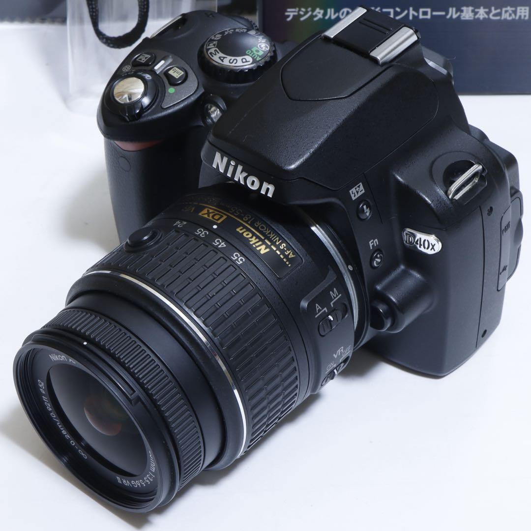 ★スマホに送れる一眼レフ★名機!!★ Nikon D40xセット