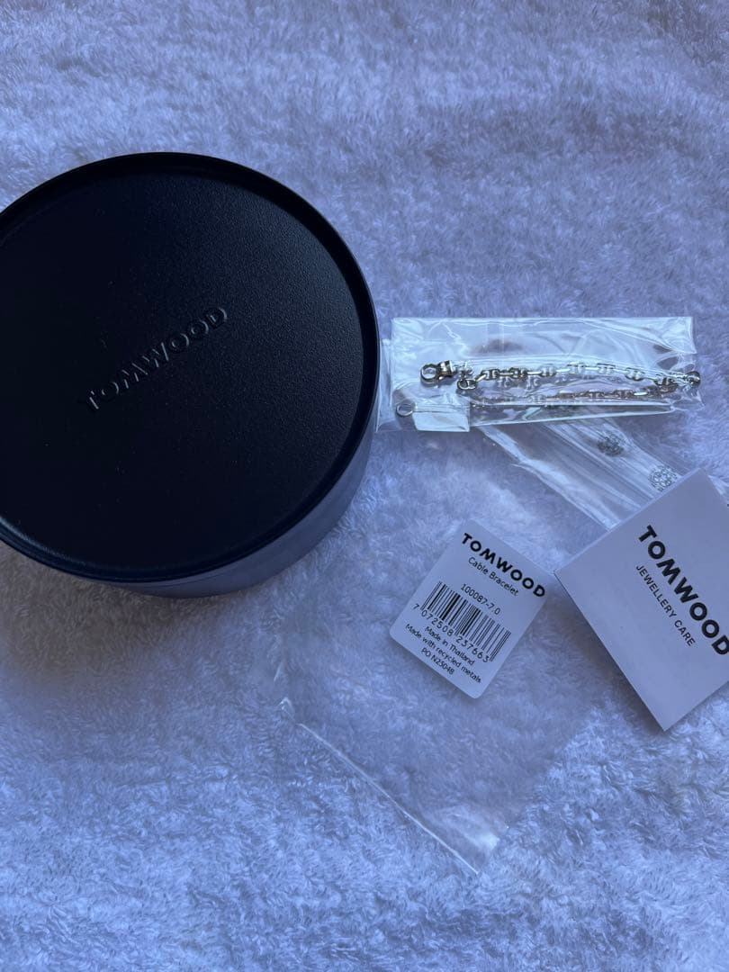 TOMWOOD トムウッド ケーブル ブレスレット シルバー 7.0