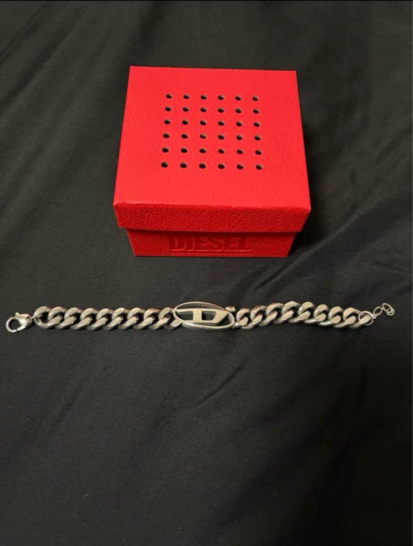 DIESEL Dx1432 シルバーブレスレット