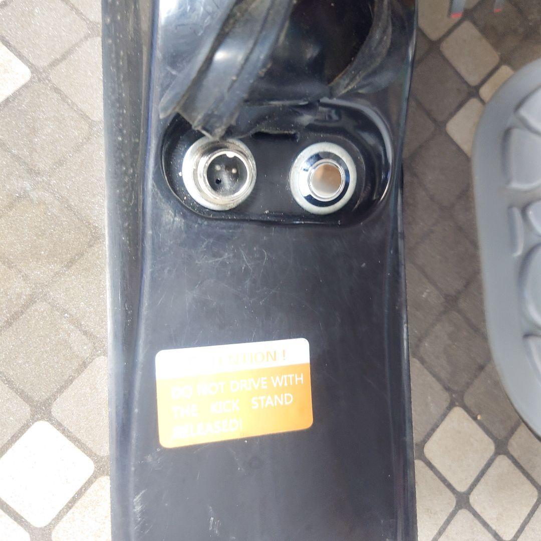 バランススクーター 黒色 紫色LEDライト付き