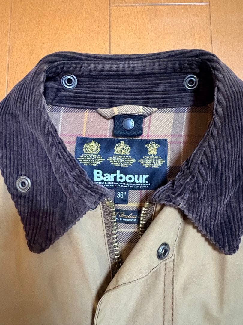 バブアー ビデイルBarbour BEDALE 36ブラウン　ウォッシュド