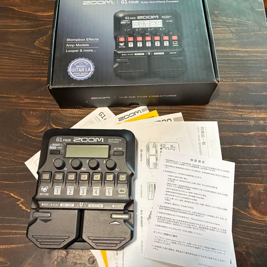 ZOOM G1 FOUR ギターエフェクター美品