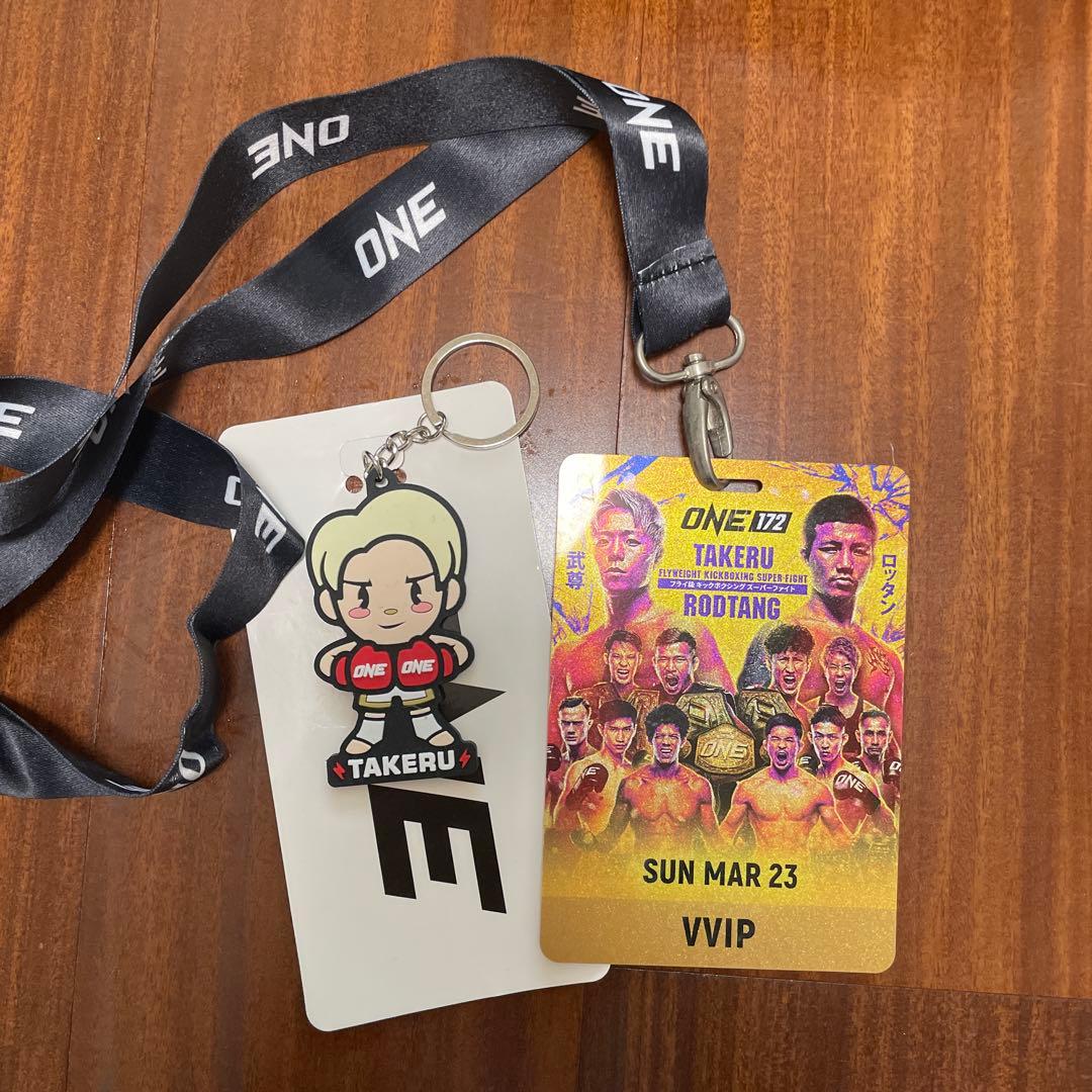 【未使用】ONE 172 武尊vsロッタン vvip席 限定グッズ　サイン入り