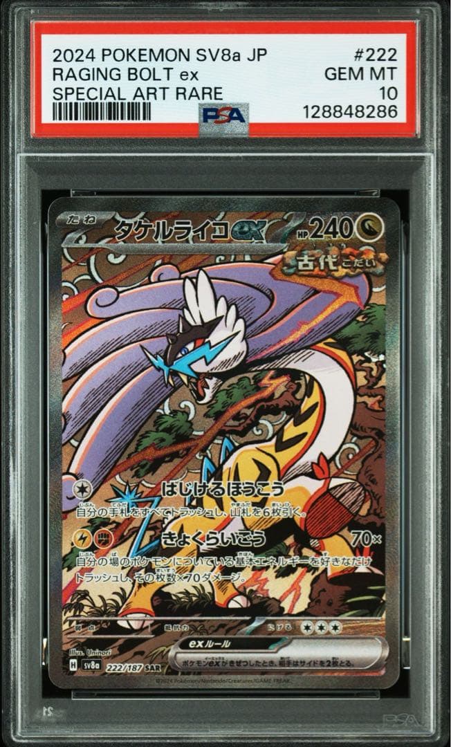 【美品】タケルライコex SAR SV8a テラスタルフェスex 222/187